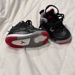 Nike Kids Black and Red Sneakers